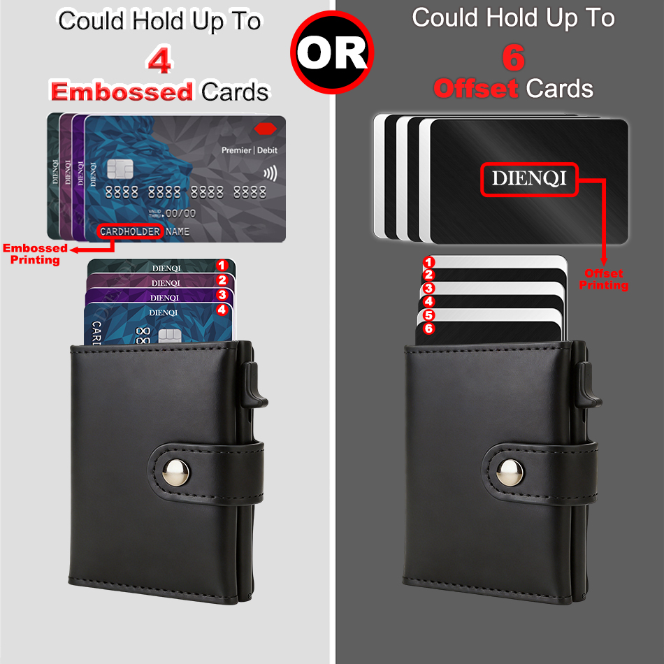 กระเป๋าสตางค์หนัง RFID สำหรับผ - Index Card Holder บทวิจารณ์และราคา